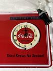 Bradford Exchange Coca Cola Illuminated Lighted Clock Springtime Summer Plaques