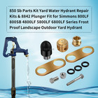 9401324 For Simmons 850 Sb Yard Water Hydrant 8 Piece Repair Kit   Plunger