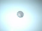 Made In Palestine Silver Filigree Vintage Pin Brooch Round Flower Design