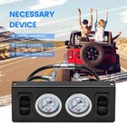 Valve Switch With Two Air Suspension Pressure Gauge Air Fittings Contorl Air Bag