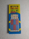 Vintage Cherry Jack 25   Punch Board Gambling Trade Stimulator Jackpot Game Nos