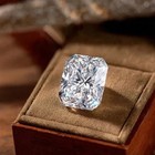 3 Ct Radiant Cut Lab Grown Loose Cvd Diamond     D Color Vvs1 Certified
