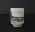Circa 1905 Souvenir Eapg Custard Glass Toothpick Gregg Pong Antrim New Hampshire