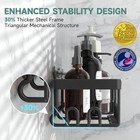 Shower Caddy 6-pack  Advanced Rustproof Design  No Drilling Adhesive Shelves 