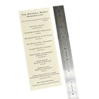 Wendell Berry Signed Autograph Henry County Kentucky Berry Center Bookmark Rare
