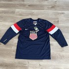 Nwt Nike Usa United States National Team Ice Olympic 2014 Hockey Jersey Xl Nhl
