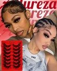 Strip Lashes That Look Like Lash 1 Pair  pack Of 7   Red Box Lashes-wispy 