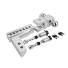 Trailer Hitch Tow Hitch Dual Ball Mount 2  Receiver 6  Drop 15000 Lbs Adjustable