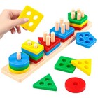 Montessori Toys For 1 2 3 Year Old Girls Boys  Wooden Sensory Toys For 1-3 Ye   