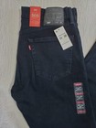New Levis Mens 505 Regular Fit Straight Leg Jeans 005051432 Dark Blue Many Sizes