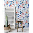 Watercolor Flowers Removable Botanical Decorative Wall Art  Sticker Wall Mural