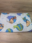Vtg 90s Disney Hercules Twin Flat Bed Sheet Hercules serpent 39x75 Sewing Crafy