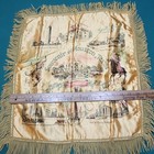 Vintage Silk Souvenir Pillow Cover Houston Texas