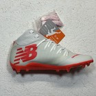 New Balance The Nb Burn X Lacrosse Ultimate Speed Cleats Us Men s 10 5 White Red