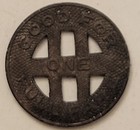 Honolulu Rapid Transit Co  1924 Good For One Full Fare - Transit Token