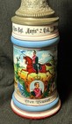 Antique Old German Germany Military Regimental Beer Stein Porcelain Lithophane B