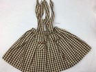 American Girl Addy Birthday Outfit Pinafore dress blouse socks snood Ag Tags Euc