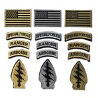 5-in-1 U s a Flag Airborne Special Forces Ranger Hook Patch Embroidered Badge