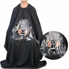 Salon Barber Hair Cutting Haircut Cape Hairdresser Gown Stylist Viewing Window