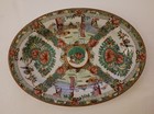 Vintage Rose Medallion Platter Japanese Porcelain Ware Decorated In Hong Kong