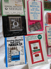 Vintage Lot 40  Sewing Machine Needles Singer Boye Penn Sears Various Sizes