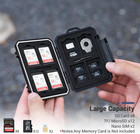 Slim Memory Card Case For 8 Sd 12 Tf And 2 Nano Sim Cards  Ip67 Waterproof Anti-