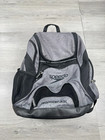 Speedo Teamster 35l Black Gray Swimming Backpack Multiple Pockets Pool