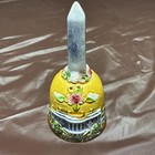 Vtg Washington Dc Porcelain Souvenir Bell White House Capitol Monument Handle