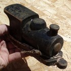 Primitive Antique Wood Pull Toy Train Handcraft Toys Pretend Play