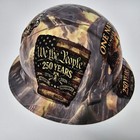 Full Brim Hard Hat Custom Hydro Dipped In America 250 Years One Nation Strong