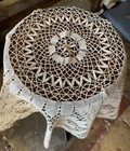 Lace Spindles Tablecloth Or Placemat - Bobbin Lace - Early 20th Century - Ecr   