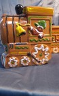 Hull Pottery Gingerbread Ttrain Bank 2004 Chip On Second Car