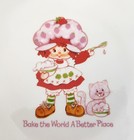 Nwt Strawberry Shortcake   Custard Ceramic Pasta Bowl