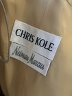 Vintage Chris Kole 100  Silk Green Evening Gown Size 10