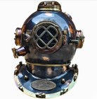 Helmet Diving Antique Divers Navy Mark Scuba Us Blue Brass Sea 18 Marine Vintage