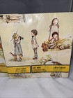 Vtg Holly Hobbie American Greetings Gift Wrap Wrapping Paper Lot Of 2 New