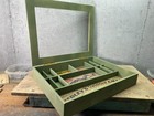 Heddon Wood Used Empty Display Box For Fishing Lures Wood Bench-top