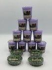 Retired Yankee Candle Lilac Blossoms Votives 10   Balsam Cedar Melts 4