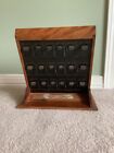 Boye Needle Display Case   Early 1900   s  Wood  Glass  Metal  Sharps And Embrdry