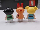 New Powerpuff Girls Blossom  Bubbles    Buttercup Custom Lego Minifigures Set