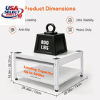 Heavy Duty Metal Washer And Dryer Pedestal With Storage     800 Lbs