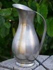 Vintage Royal Holland K m d  Pewter Large 11  Pitcher Made In Holland 1950 s