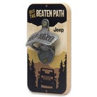 Jeep Off The Beaten Path Wall Bottle Opener  3 5  X 6  