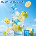 300 Pack Reusable Ice Cubes For Coolers Drinks  Bpa-free Plastic Cubed Ice Pa   