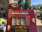 Vintage 25c Golden Nugget Mechanical Slot Machine - Working Video