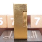 Dunhill Rollagas Lighter Gold Barley Pattern_ultrasonically Cleaned_working