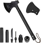 Survival Camping Axe  Folding Tactical Axe Hatchet With Hammer  Nylon Sheath    