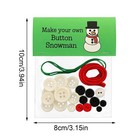 Christmas Ornament Making Kit Diy Christmas Button Pendant Making Set