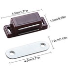 10-1000pcs Magnetic Cabinet Door Latch Closures Kitchen Cabinet Cupboard Catch