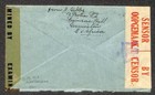South Africa 82  b Stamps Ww2 Military Censored Johannesburg To Usa Cover 1944